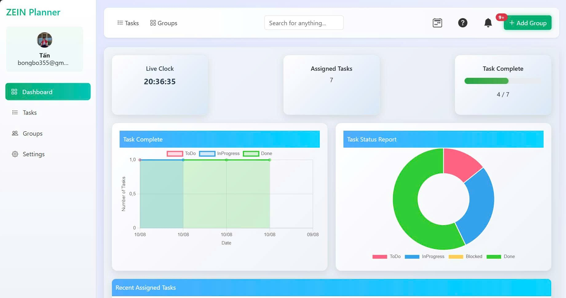 Zein Team Planner