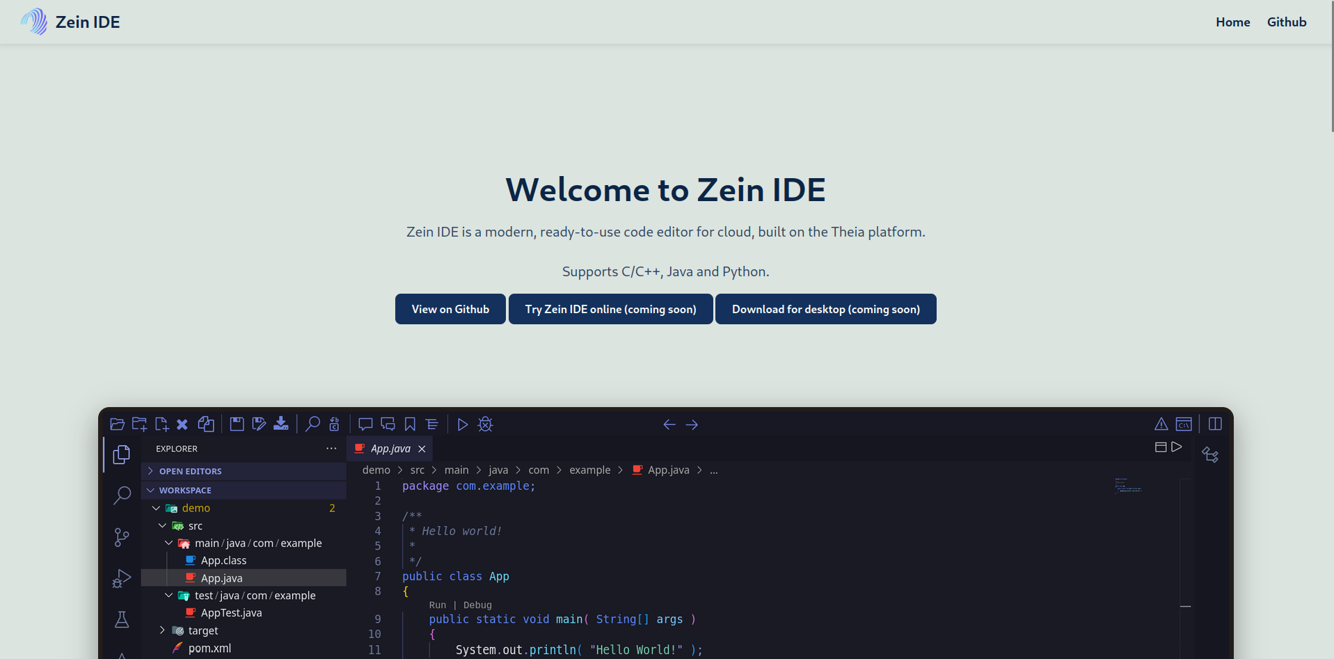 Zein IDE